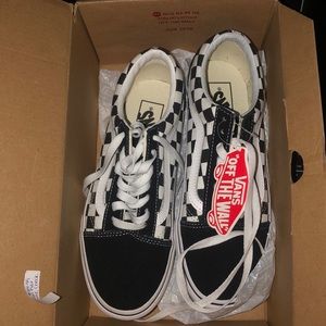 Old Skool Platform Vans (Checkered)